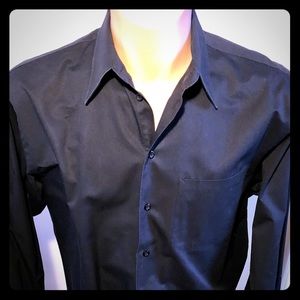 Kenneth Cole Black Dress Shirt
